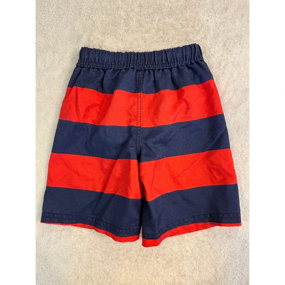 Circo Boys‎ Navy Blue Red Striped Swim Trunks Board Shorts Size 4T